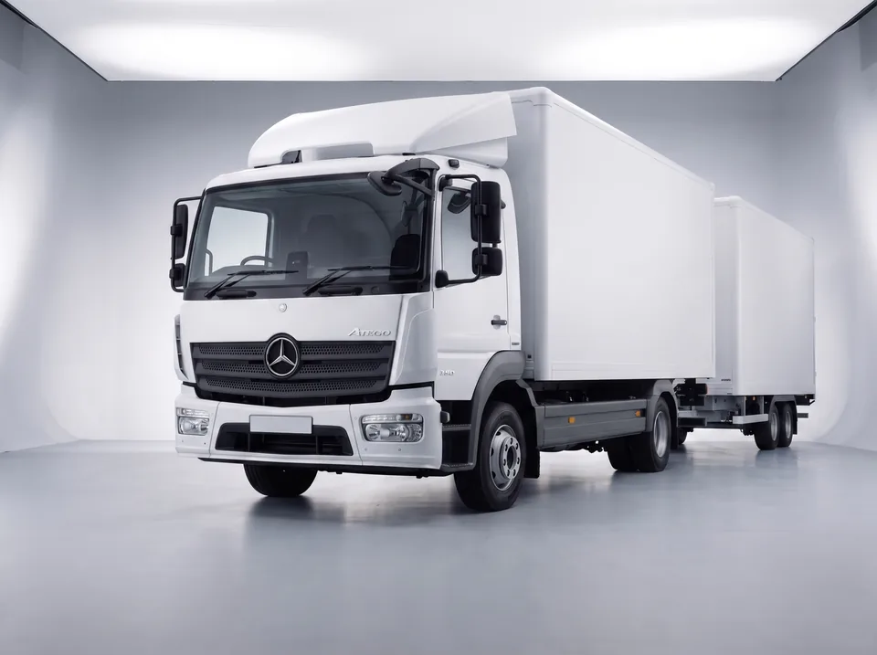 Klasse C1E – Mercedes Atego mit Anhänger